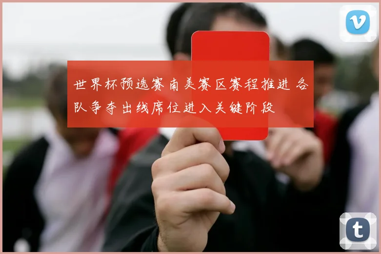 世界杯预选赛南美赛区赛程推进 各队争夺出线席位进入关键阶段