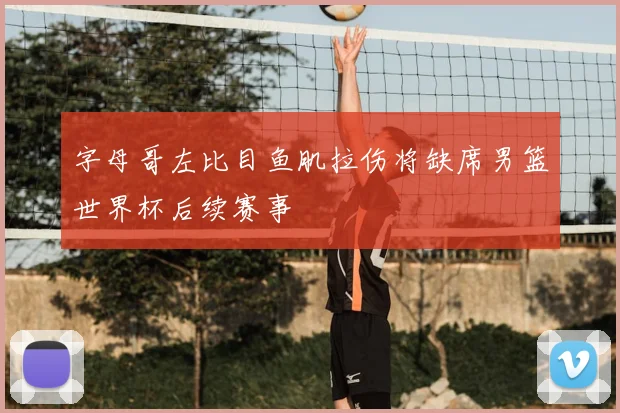 字母哥左比目鱼肌拉伤将缺席男篮世界杯后续赛事